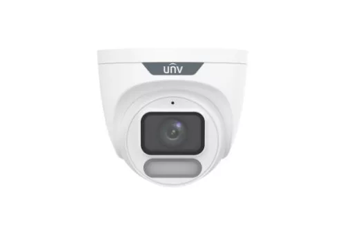 Uniview Easystar Colorhunter 4MP OwlView Wise-ISP turret dómkamera, 4mm fix objektívvel, mikrofonnal