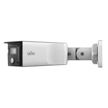   Uniview Prime-III 8MP (3840x1080) 180°-os széles látószögű ColorHunter csőkamera, 2x4mm fix objektívvel, dual mikrofonnal és hangszóróval