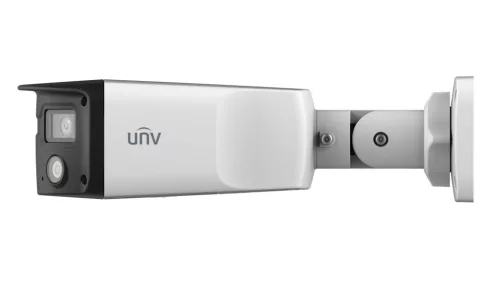 Uniview Prime-III 8MP (3840x1080) 180°-os széles látószögű ColorHunter csőkamera, 2x4mm fix objektívvel, dual mikrofonnal és hangszóróval