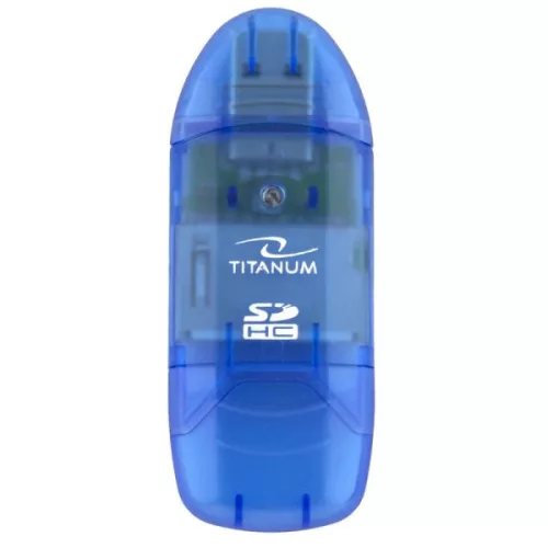 Titanium TA101B USB2.0 Card Reader Blue