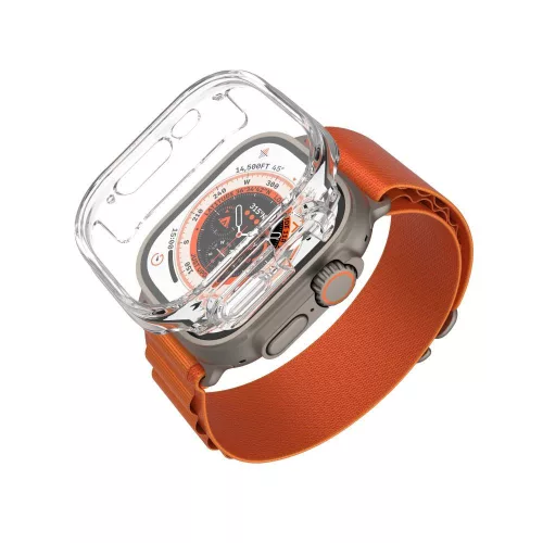 FIXED tok védő üveggel Apple Watch Ultra 49mm/Ultra 2 49mm, átlátszó