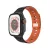 FIXED mágneses szilikon óraszíj Apple Watch 42/44/45/46/49mm-hez, fekete