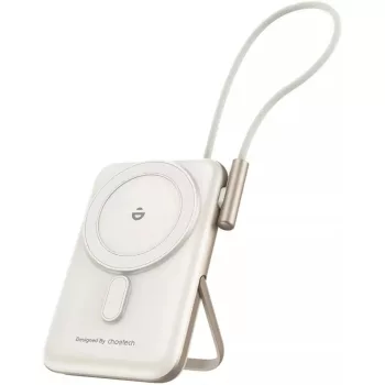   Choetech  B735 10000mah 20W Magnetic Powerbank with Bracket & USB-C Cable & Power Display White