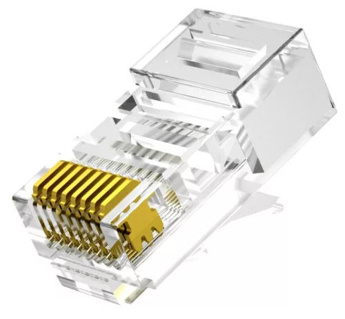 Nestron UTP RJ45 csatlakozó; Cat5e; fali és patch kábelekhez; 10 db/csomag
