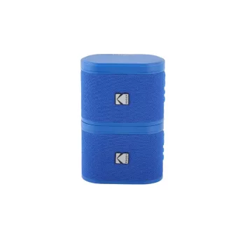   Kodak BRIXBL2 Soundbrix Mini Bluetooth Coloured Portable Two Speakers Blue