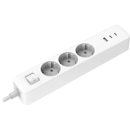 Xiaomi Hálózati Elosztó Kapcsolóval 3DIN 1,4m White