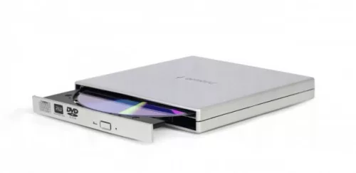 Gembird DVD-USB-021-SV Slim DVD-Writer Silver