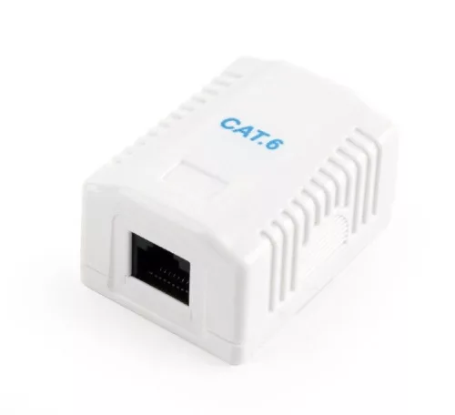 Gembird CAT6 UTP single port surface mount box