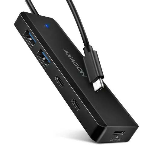 AXAGON 4-portos USB3.2 HUB Black