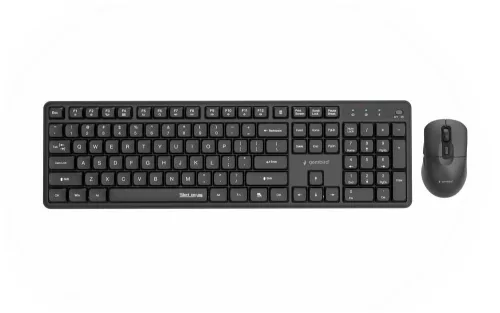 Gembird KBS-WMS-01 Silent Key Pro Business Wireless Keyboard Combo Black US