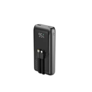 Gembird PB20-PD20-LCD-01 20000mAh PowerBank Black