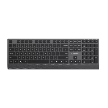 Gembird KB-MCH-06 Slim Wired Multimedia Keyboard Black US