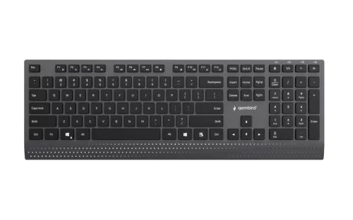 Gembird KB-MCH-06 Slim Wired Multimedia Keyboard Black US