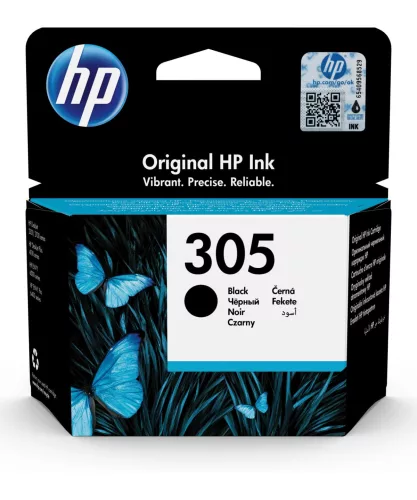 HP 305 Black 3YM61AE Eredeti Tintapatron