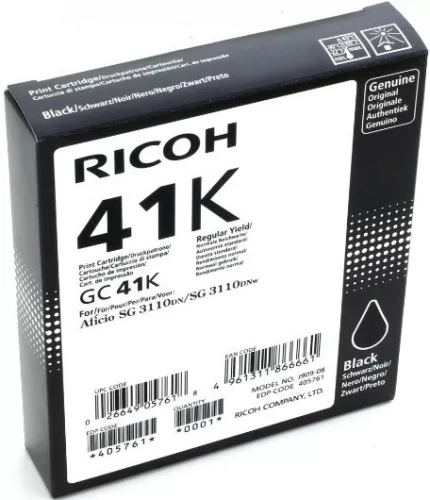Ricoh SG3110 gél Black  GC41