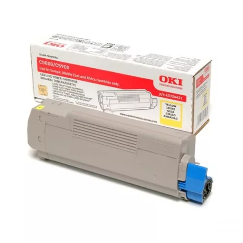 Oki C5800,5900 Yellow Eredeti Toner