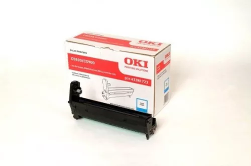 Oki Eredeti C5800,5900 dobegység Cyan