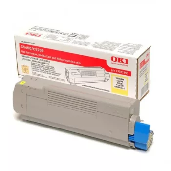 Oki C5600 Eredeti Toner Yellow