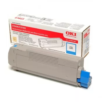 Oki C5600 Eredeti Toner Cyan