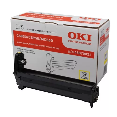 Oki Eredeti C5850,5950 dobegység Yellow