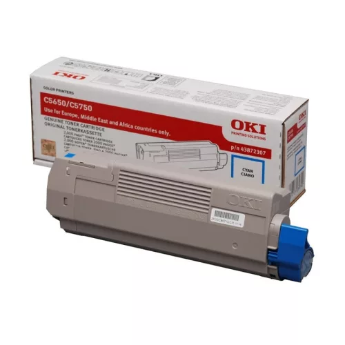 Oki C5650,5750 Eredeti Toner Cyan