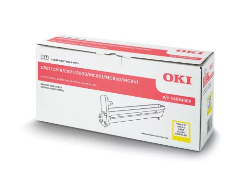 OKI C810,821,MC860 Eredeti dobegység Yellow