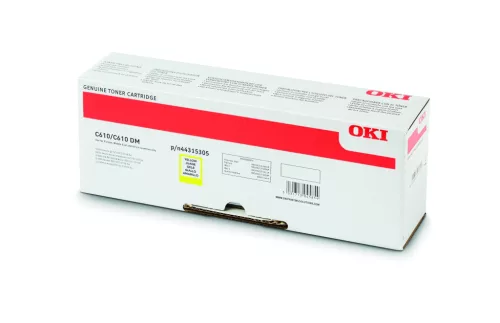 OKI C610 Eredeti Toner Yellow