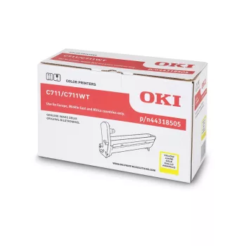 OKi C711 Eredeti dobegység Yellow