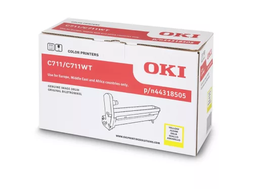 OKi C711 Eredeti dobegység Yellow