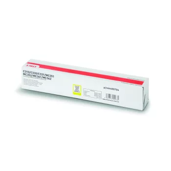 Oki C310/330/510/530/MC351 Yellow Eredeti Toner