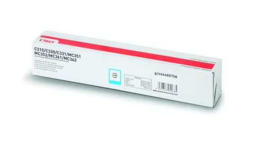 Oki C310/330/510/530/MC351 Cyan Eredeti Toner