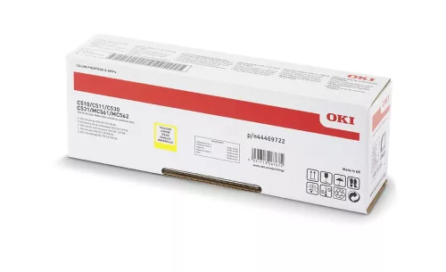 Oki C510/530/MC562 Yellow Eredeti Toner