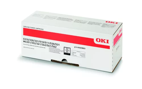 Oki C310/330/510/530/MC351 Black Eredeti Toner