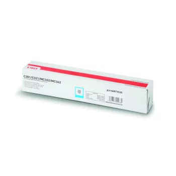 Oki C301/C321 Eredeti Toner Cyan