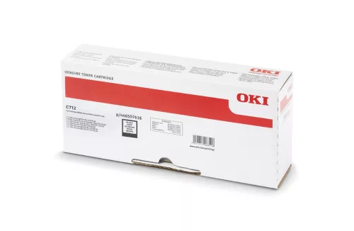 Oki C712 Black Eredeti Toner