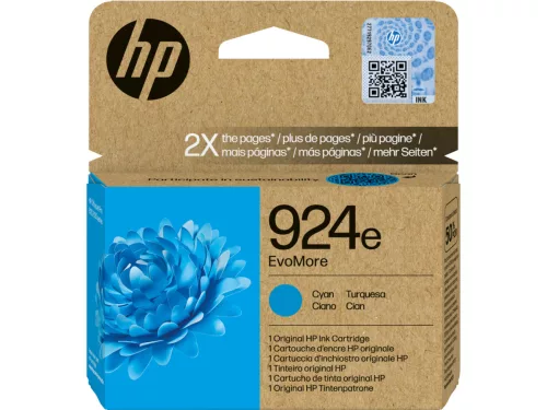 HP 924e Cyan 4K0U7NE Eredeti Tintapatron EvoMore
