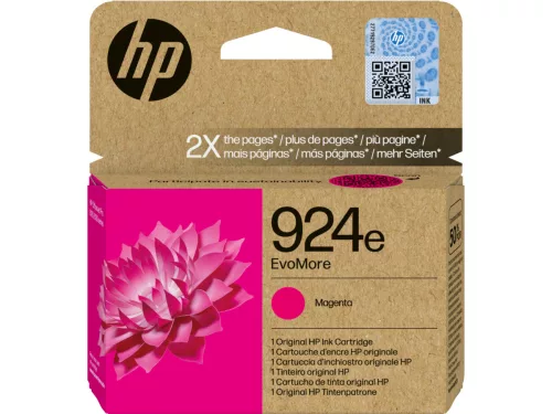 HP 924e Magenta 4K0U8NE Eredeti Tintapatron EvoMore