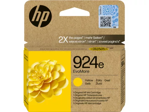 HP 924e Yellow 4K0U9NE Eredeti Tintapatron EvoMore
