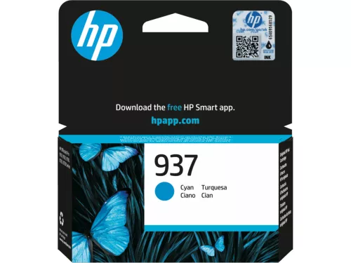 HP 937 Cyan 4S6W2NE Eredeti Tintapatron