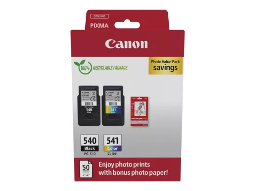 Canon PG-540 + CL-541  + 50 lap 10x15 fényes fotópapír Eredeti Multipack