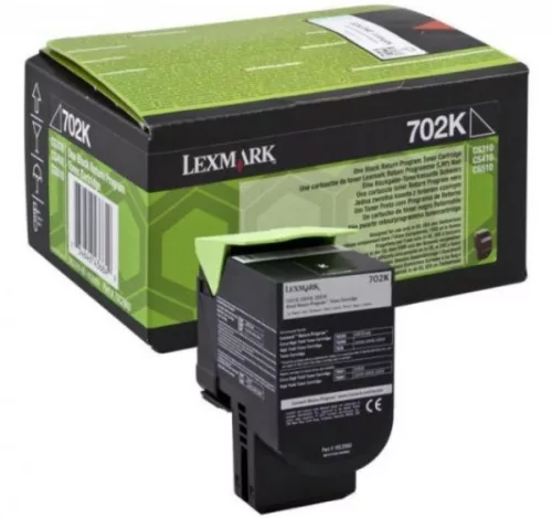 Lexmark CS310/410/510 Return Toner Black 1K Eredeti 70C20K0