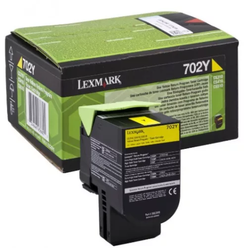 Lexmark CS310/410/510 Return Toner Yellow 1K Eredeti 70C20Y0