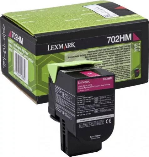 Lexmark CS310/410/510 High Return Toner Magenta 3K Eredeti 70C2HM0