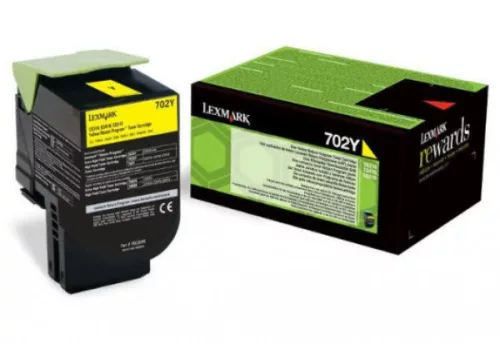 Lexmark CS510 Extra High Return Toner Yellow 4K Eredeti 70C2XY0