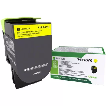   Lexmark CS/CX/317/417/517 Return Toner Yellow 2,3K Eredeti 71B20Y0