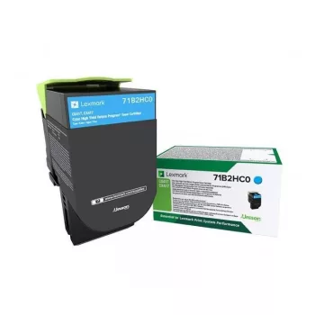   Lexmark CS/CX/417/517 Extra High Return Toner Cyan 3,5K Eredeti 71B2HC0