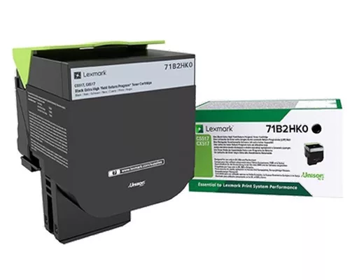 Lexmark CS/CX/417/517 Extra High Return Toner Black 6K Eredeti 71B2HK0