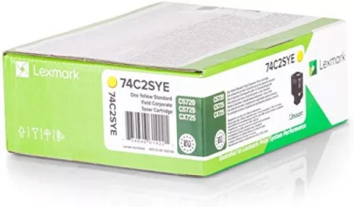 Lexmark CS720/725/CX725 Standard Corporate Toner Yellow 7K Eredeti 74C2SYE