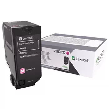 Lexmark CS/CX727/CS728 Toner Magenta 10K Eredeti 75B0030