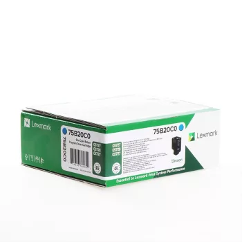Lexmark CS/CX727/CS728 Return Toner Cyan 10K Eredeti 75B20C0